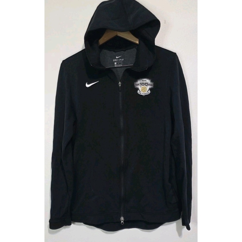 Nike NBPA Top 100 Camp Men L Full Zip Up Jacket Hoodie Basketball EUC